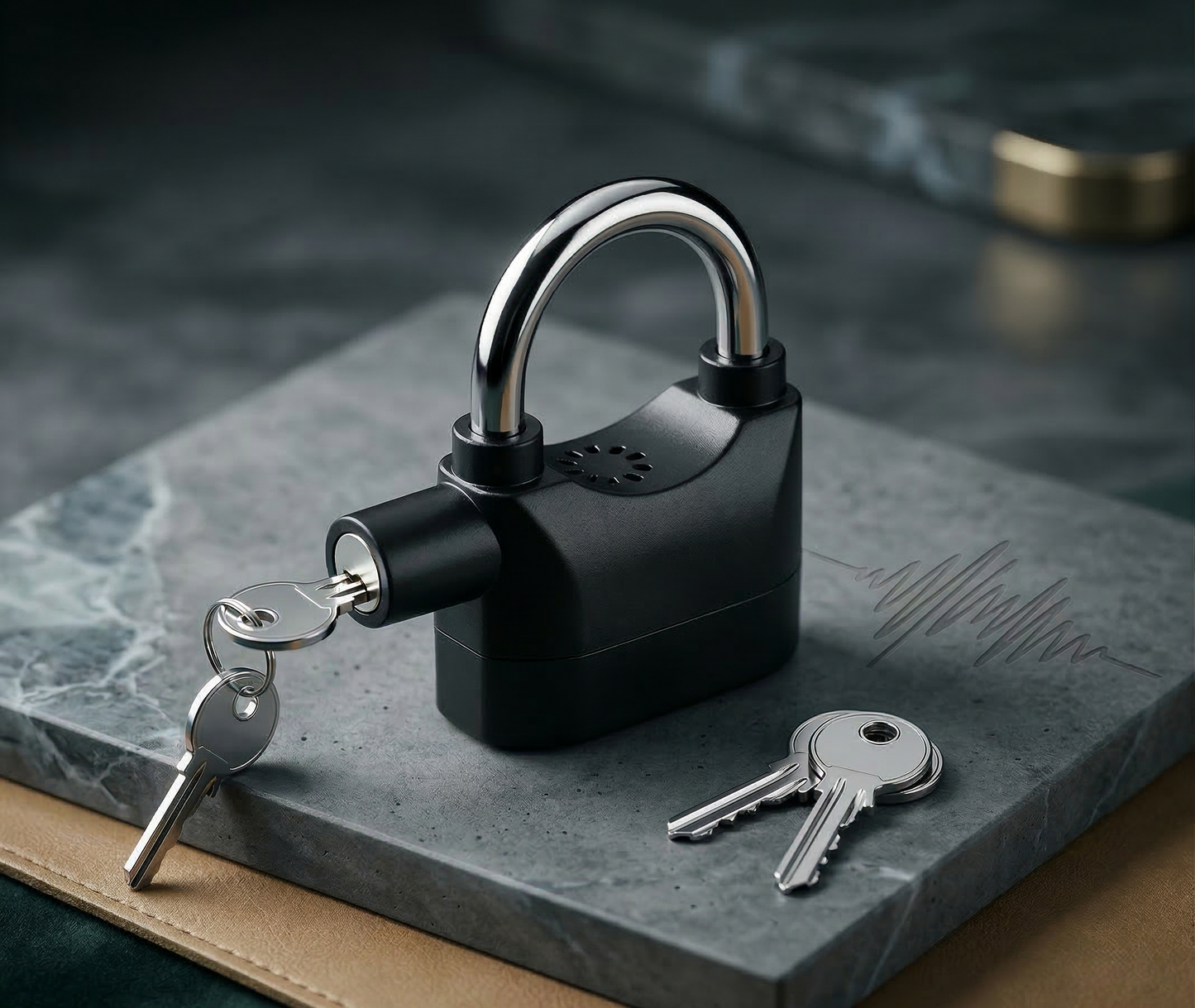 VALZIOR SHIELD: Candado de Alta Seguridad con Alarma 110dB
