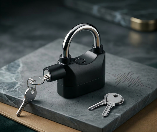 VALZIOR SHIELD: Candado de Alta Seguridad con Alarma 110dB